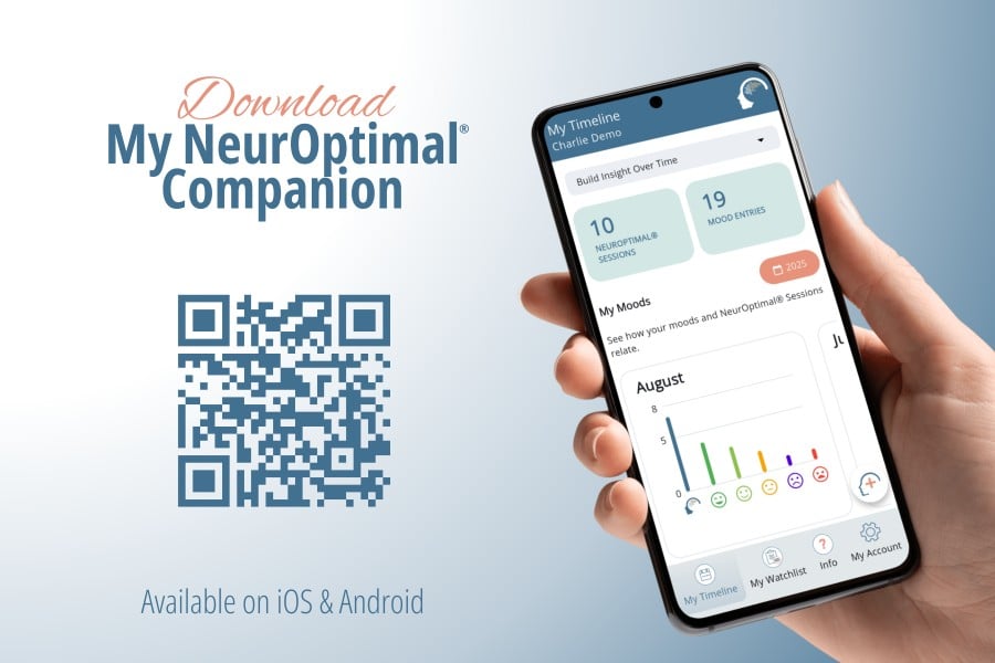 Download image with qr code to download the app