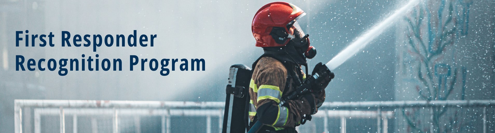 First responder program firefighters suits