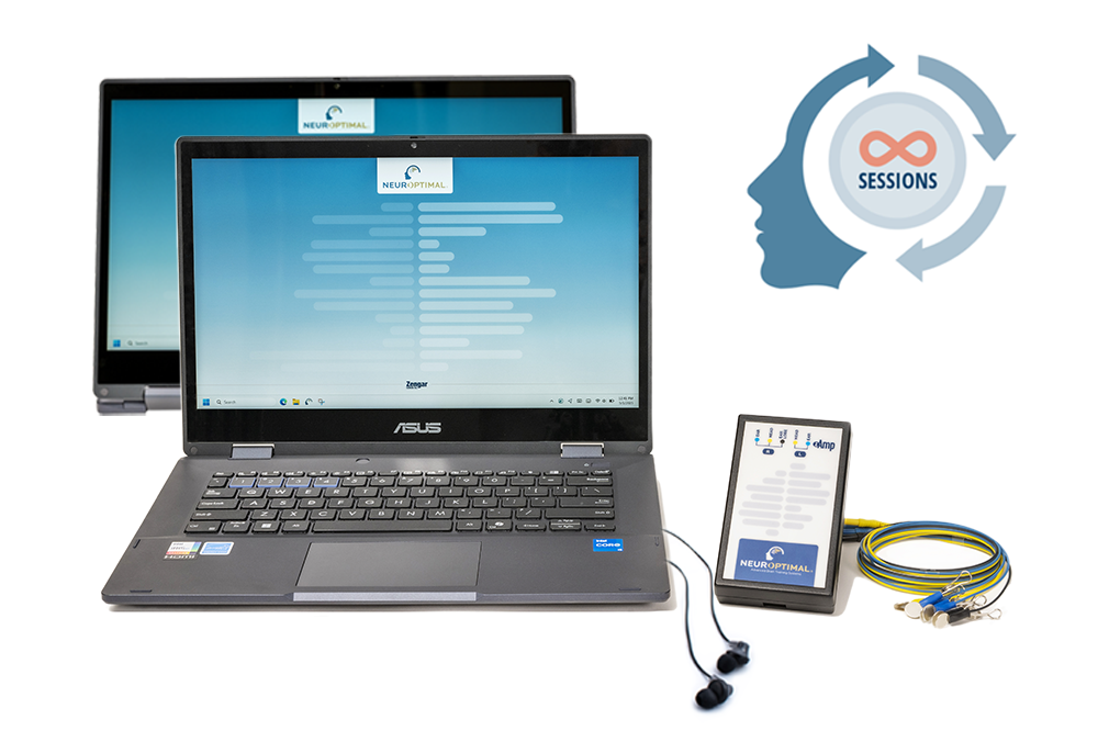 2 laptops with zAmp Device and sensors